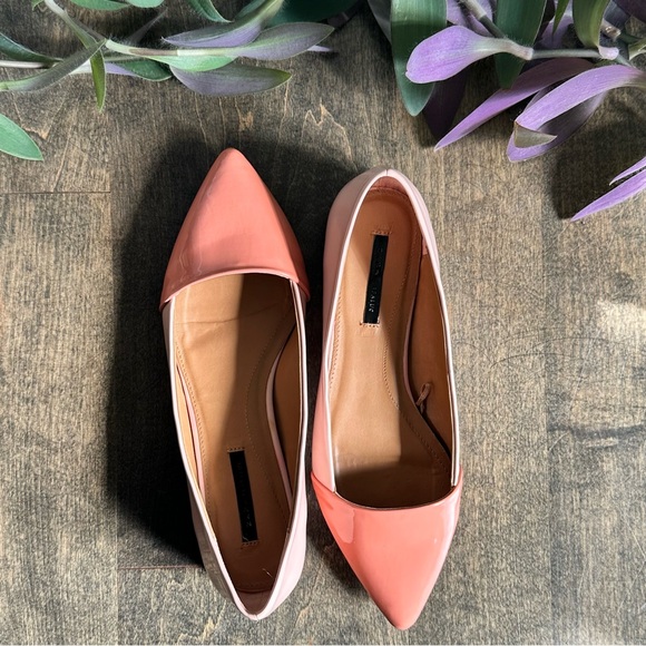 Zara Coral Pointed-Toe Flats - Picture 7 of 7